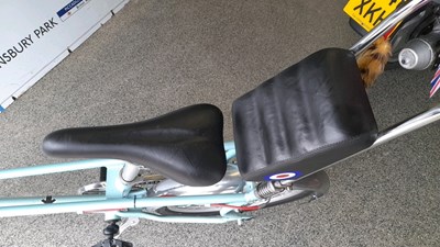 Lot 94 - MK3/4 RALEIGH CHOPPER RAF LOGOS, LIGHT BLUE SATIN , 5 SPEED  UCL1537628