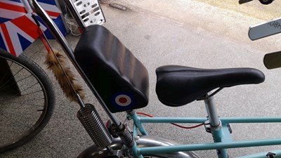 Lot 94 - MK3/4 RALEIGH CHOPPER RAF LOGOS, LIGHT BLUE SATIN , 5 SPEED  UCL1537628