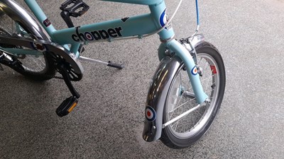 Lot 94 - MK3/4 RALEIGH CHOPPER RAF LOGOS, LIGHT BLUE SATIN , 5 SPEED  UCL1537628