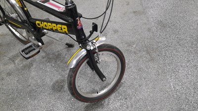 Lot 463 - MK3 RALEIGH CHOPPER BLACK WITH YELLOW DECALS