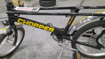 Lot 463 - MK3 RALEIGH CHOPPER BLACK WITH YELLOW DECALS