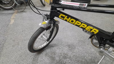 Lot 463 - MK3 RALEIGH CHOPPER BLACK WITH YELLOW DECALS