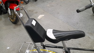 Lot 463 - MK3 RALEIGH CHOPPER BLACK WITH YELLOW DECALS