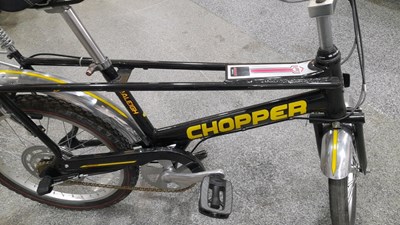 Lot 463 - MK3 RALEIGH CHOPPER BLACK WITH YELLOW DECALS