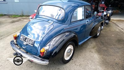 Lot 218 - 1968 MORRIS MINOR 1000