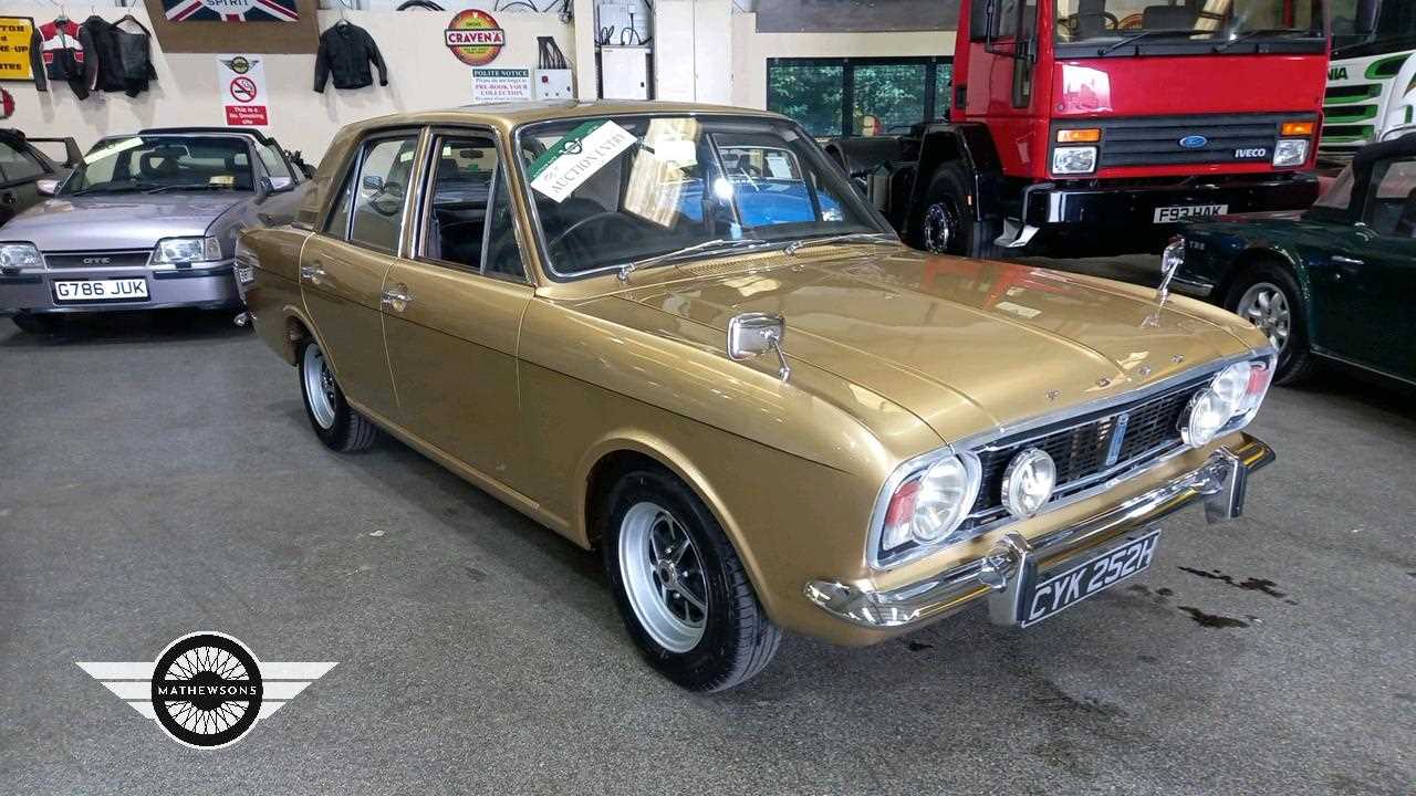 Lot 668 - 1970 FORD CORTINA