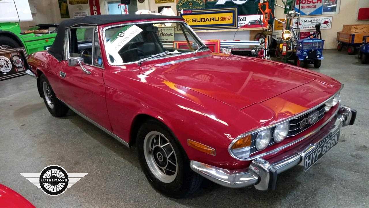 Lot 642 - 1971 TRIUMPH STAG