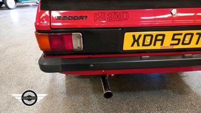 Lot 370 - 1979 FORD ESCORT RS CUSTOM