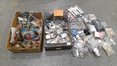 Lot 781 - 2 X BOXES OF FUEL CAPS, NUTS & BOLTS AND NAILS ETC