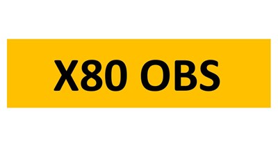 Lot 107-16 - REGISTRATION ON RETENTION - X80 OBS
