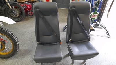 Lot 289 - 2X VAN SEATS WITH INTERNAL SEAT BELTS