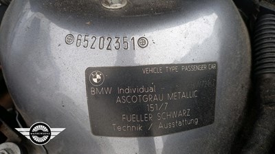 Lot 740 - 1997 BMW B10 ALPINA 4.6 V8
