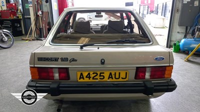 Lot 66 - 1983 FORD ESCORT GHIA