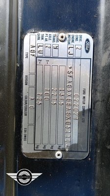 Lot 266 - 1989 FORD ESCORT XR3 INJ