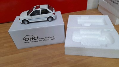 Lot 23 - FORD FIESTA XR2i 1995 IN WHITE, 1.18 SCALE MODEL BY OTTO MODELS