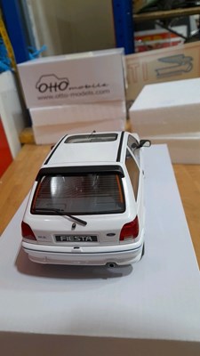 Lot 23 - FORD FIESTA XR2i 1995 IN WHITE, 1.18 SCALE MODEL BY OTTO MODELS