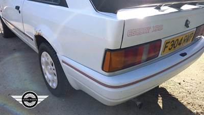 Lot 854 - 1988 FORD ESCORT XR3 INJ