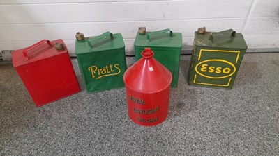 Lot 543 - SELECTION OF PETROL & OIL CANS