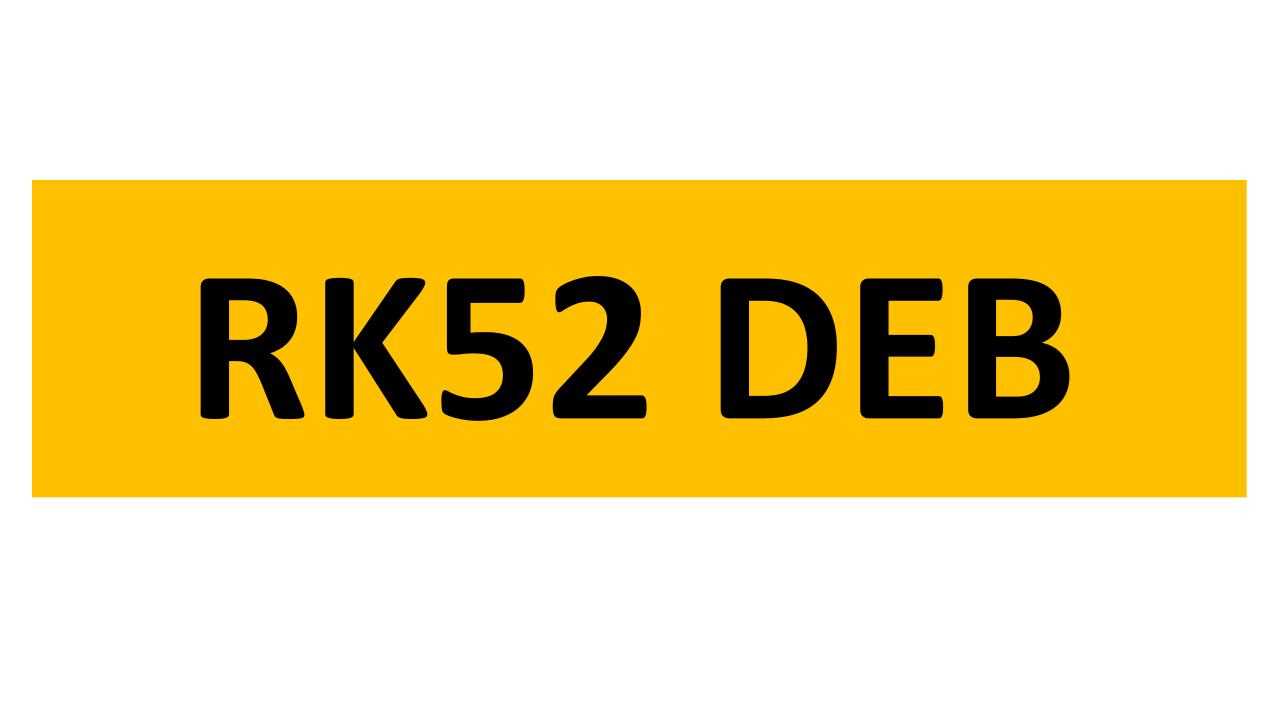 Lot 14 - REGISTRATION ON RETENTION - RK52 DEB