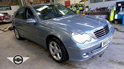Lot 10 - 2007 MERCEDES C200 CDI AVANTGARDE SE AUTO