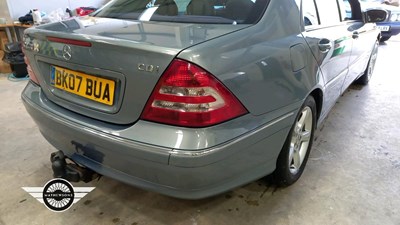 Lot 10 - 2007 MERCEDES C200 CDI AVANTGARDE SE AUTO