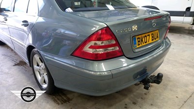 Lot 10 - 2007 MERCEDES C200 CDI AVANTGARDE SE AUTO
