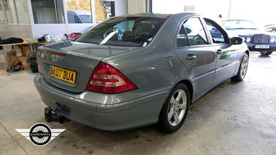 Lot 10 - 2007 MERCEDES C200 CDI AVANTGARDE SE AUTO