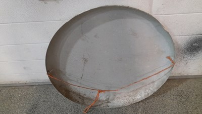 Lot 73 - DUNLOP TYRES ROUND ALUMINIUM SIGN 24" DIA