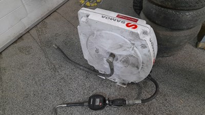Lot 283 - SAMOA OIL PIPE REEL WITH DIGITAL GAUGE