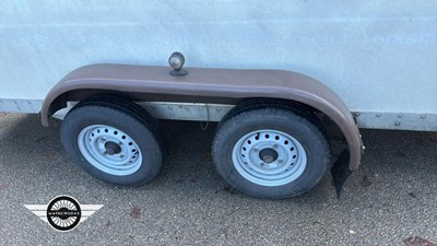 Lot 306 - TWIN WHEEL BOX TRAILER