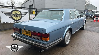 Lot 228 - 1981 ROLLS ROYCE SILVER SPIRIT