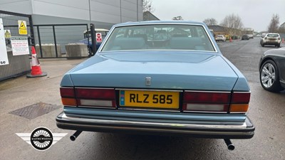 Lot 228 - 1981 ROLLS ROYCE SILVER SPIRIT