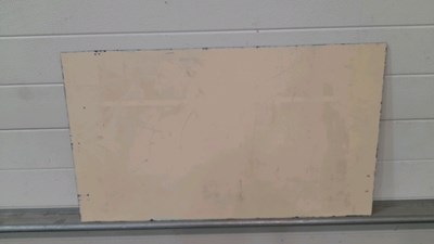 Lot 337 - MORRIS'S LUBRICATION HAND PAINTED SIGN 32" X 18"