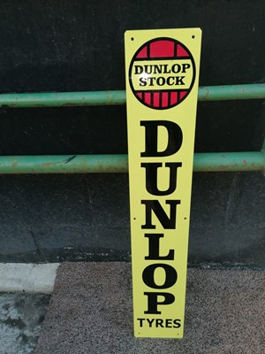 Lot 537 - DUNLOP STOCK TYRES SIGN 30" X 5.5"