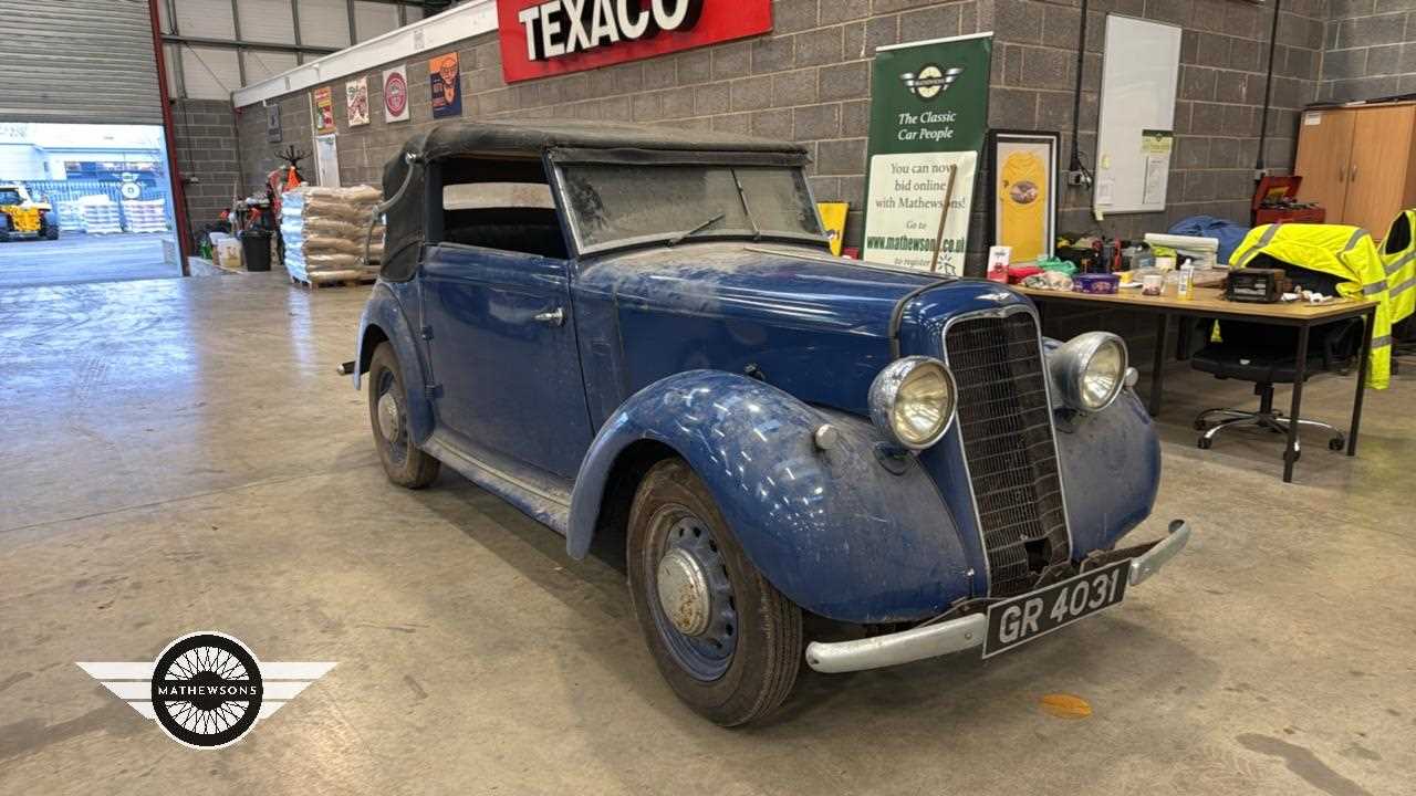 Lot 396 - 1937 HILLMAN MINX