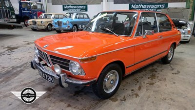 Lot 570 - 1972 BMW 2000