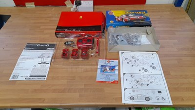 Lot 465 - FERRARI RADIO CONTROLLED CARS + RARE AIRFIX MODEL