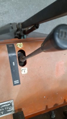 Lot 241 - ROBUR ELECTRIC FORK LIFT , TYPE B691500 1000KG LIFT