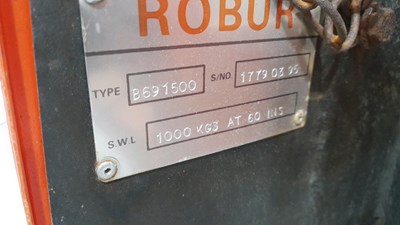 Lot 241 - ROBUR ELECTRIC FORK LIFT , TYPE B691500 1000KG LIFT