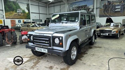 Lot 510 - 2006 LAND ROVER DEFENDER 110 SILVER TD5