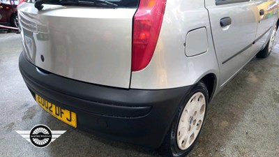 Lot 22 - 2002 FIAT PUNTO 1.2
