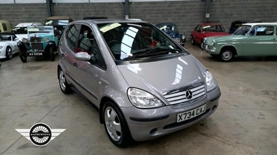 Lot 856 - 2000 MERCEDES A190 AVANTGARDE AUTO