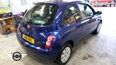 Lot 284 - 2003 NISSAN MICRA S AUTO
