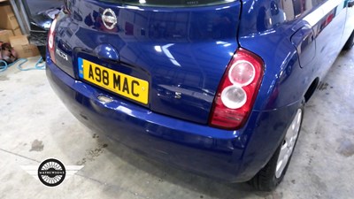 Lot 284 - 2003 NISSAN MICRA S AUTO