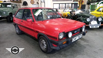 Lot 812 - 1982 FORD FIESTA XR2