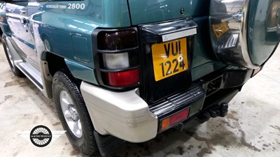 Lot 496 - 1999 MITSUBISHI SHOGUN GLS TD