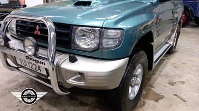 Lot 496 - 1999 MITSUBISHI SHOGUN GLS TD