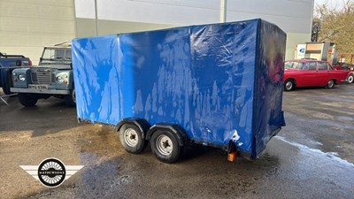 Lot 72 - COVERED CAR TRAILER