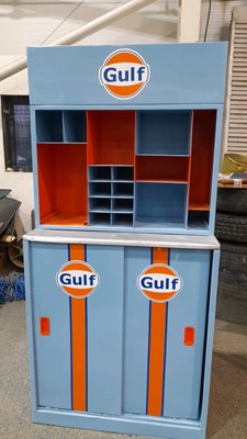 Lot 490 - GULF 2 PART CABINET