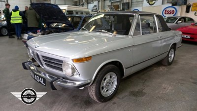 Lot 174 - 1973 BMW 2002 CABRIOLET